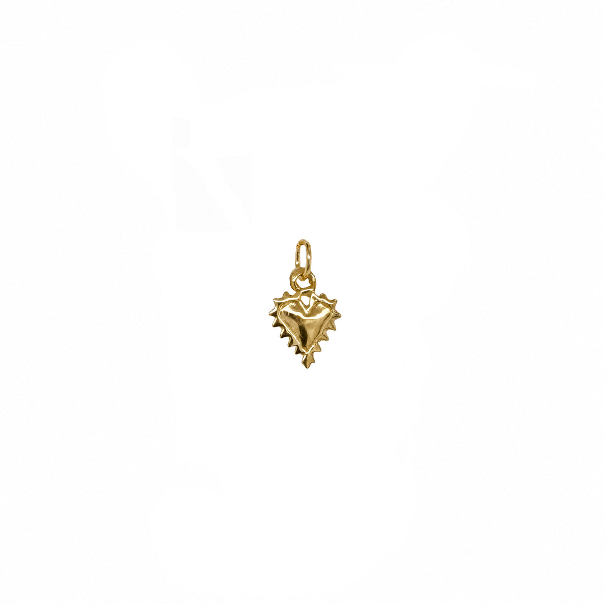 Teeny Tiny Essie Heart Necklace in gold Plate