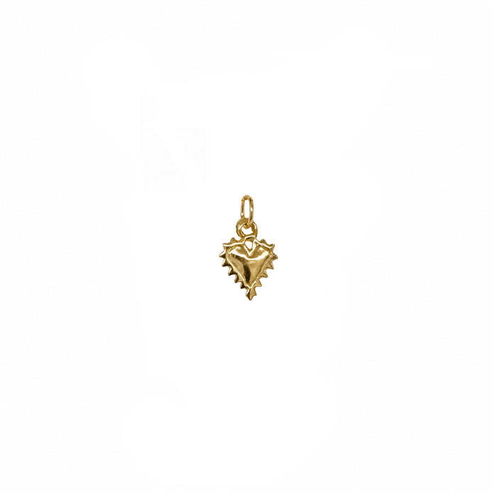 Teeny Tiny Essie Heart Necklace in gold Plate