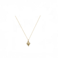 Teeny Tiny Essie Heart Necklace in gold Plate