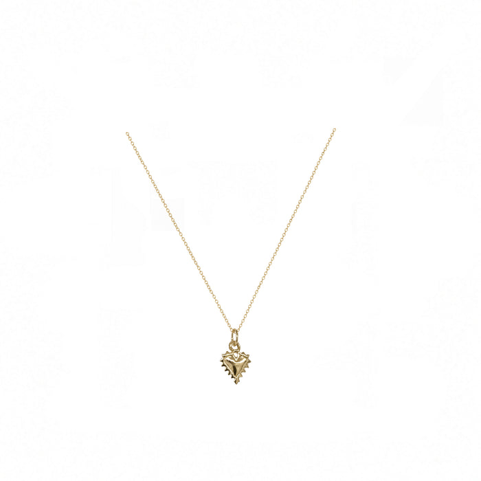 Teeny Tiny Essie Heart Necklace in gold Plate
