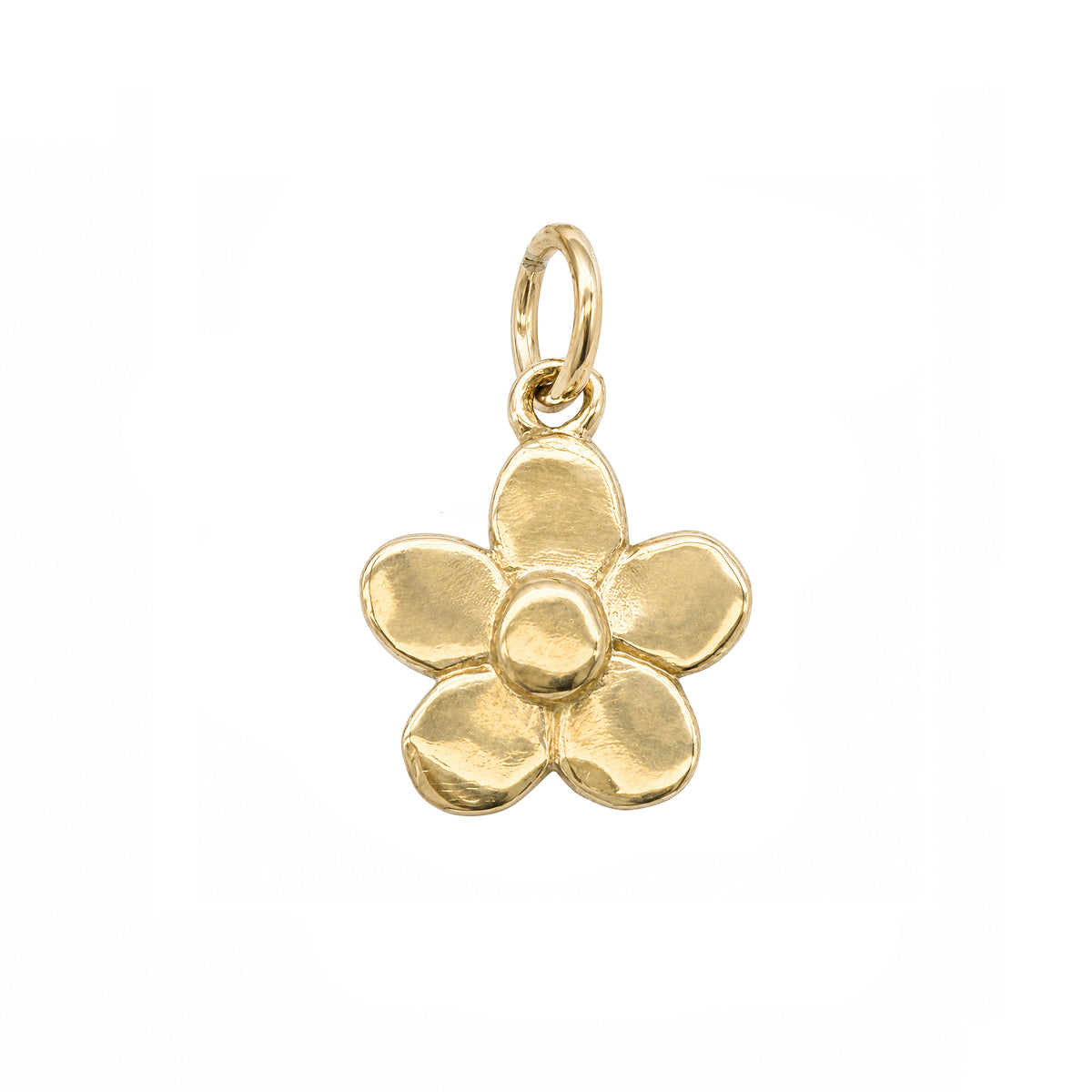 Flower Charm In 14k Gold