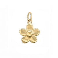 Flower Charm In 14k Gold