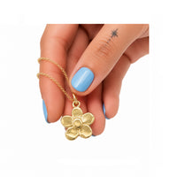 Flower Charm In 14k Gold
