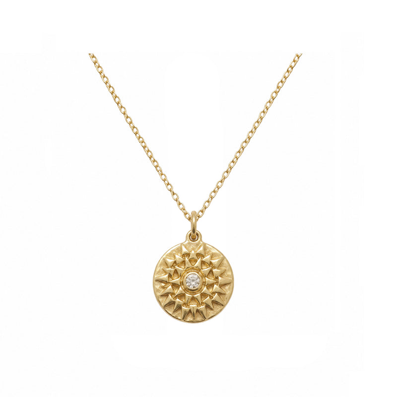 Kha  Necklace in Gold Plate
