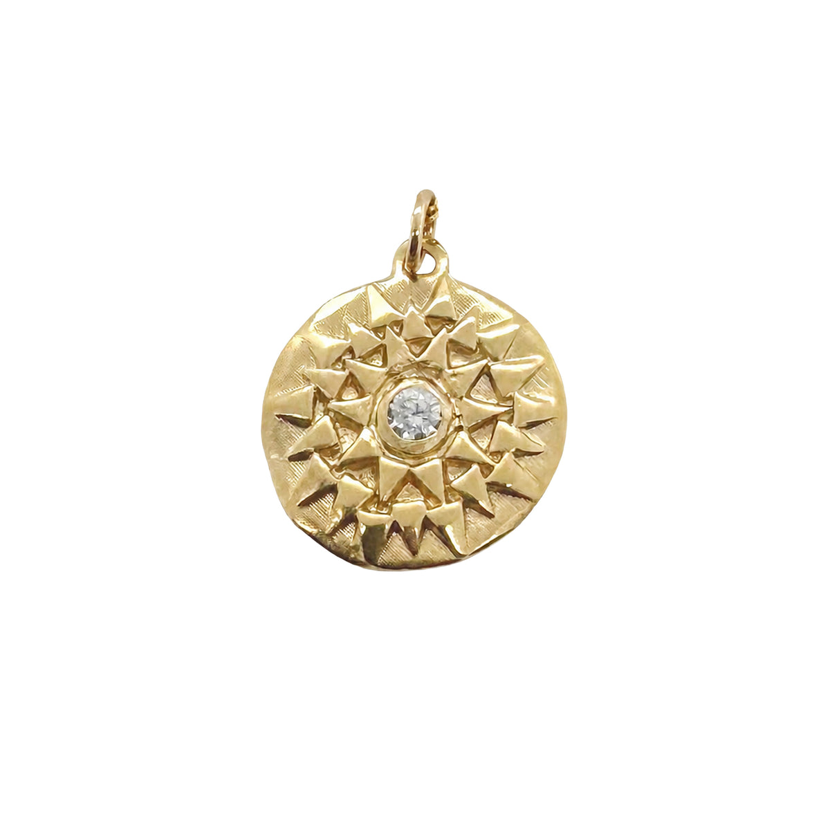 Kha Sun Print Charm In 14k Gold