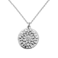 Kha Sun Print Necklace in Silver