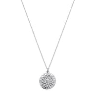 Kha Sun Print Necklace in Silver
