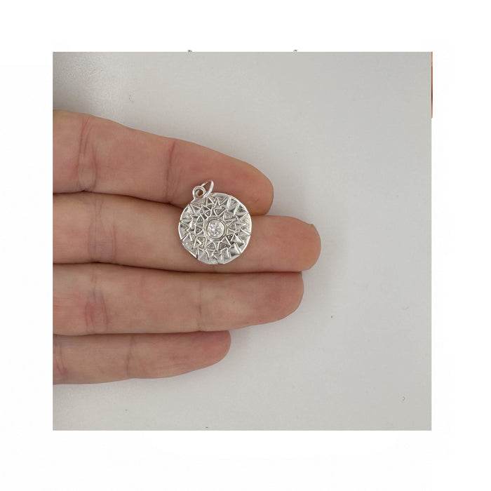Kha Sun Print Charm In Silver