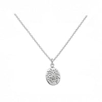 Rae Star Sparkle and Sapphire Necklace In Silver