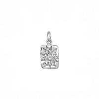 Star Spark Charm In Silver