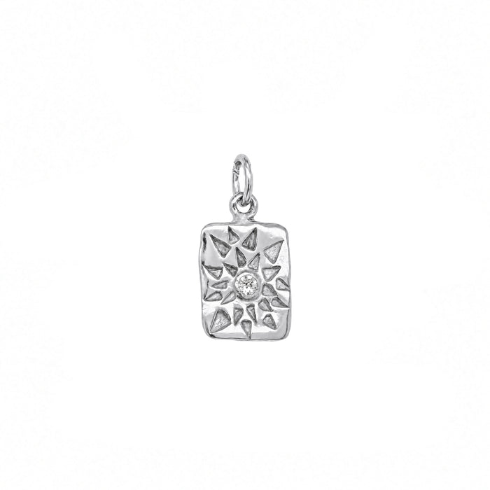 Star Spark Charm In Silver