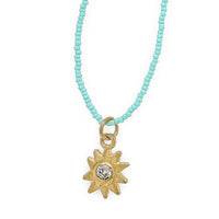 NIGHT STAR NECKLACE IN GOLD ON TEENY BEADS