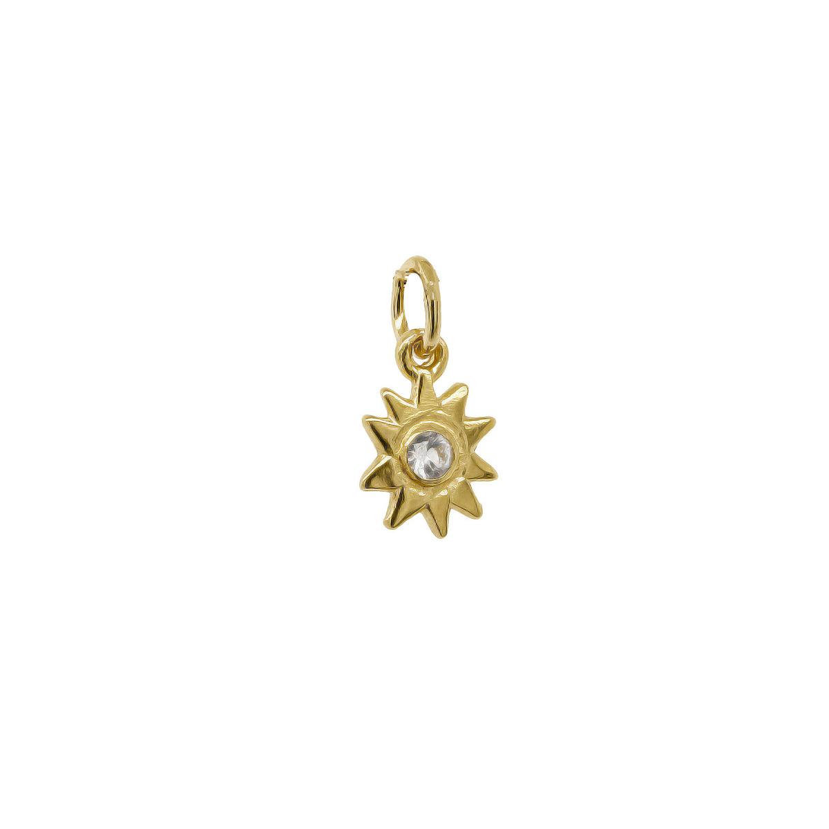 Night Star Charm In 14k Gold