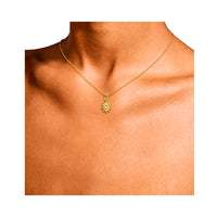 Night Star Necklace In Gold Plate