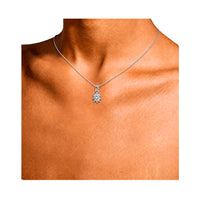 Night Star Necklace In Silver