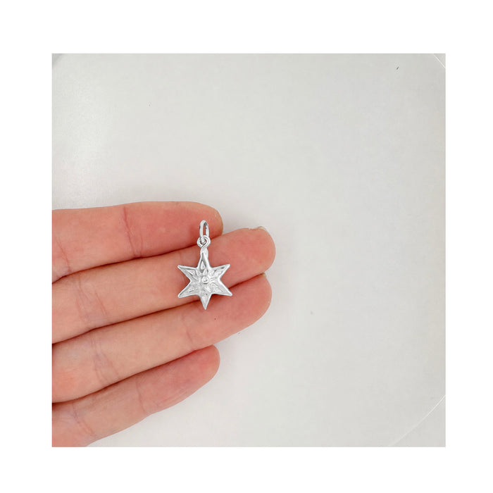 Tilda Star Charm In Silver