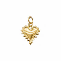 Essie Heart Charm In 14ky Gold