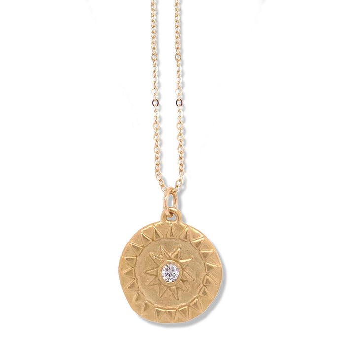 SOL NECKLACE IN GOLD