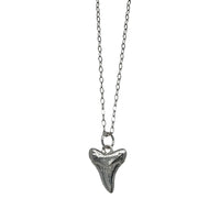 Nantucket Shark Tooth Charm in Silver