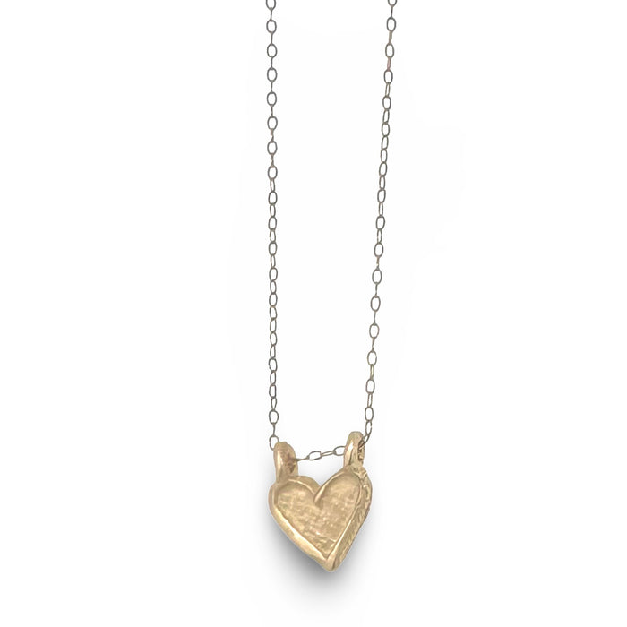 14K GOLD MINI HEART NECKLACE