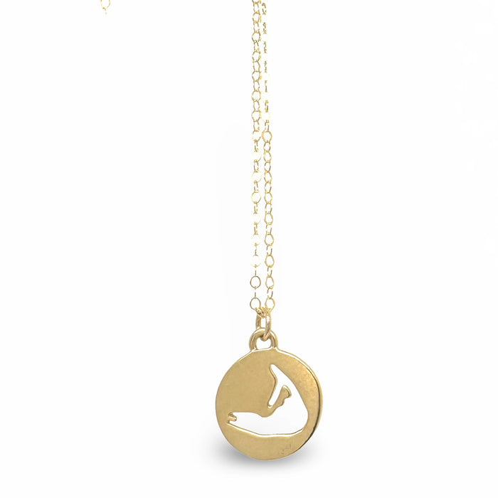Nantucket Sandbar Necklace - Gold Plate - 14mm