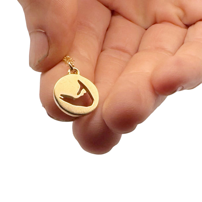 Nantucket Sandbar Necklace - Gold Plate - 14mm