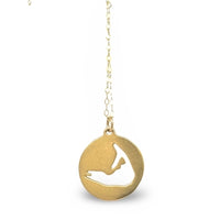Nantucket Downtown Necklace - Gold Plate - 20mm