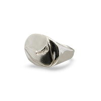 Nantucket Oval Silver Pinky Ring  - 709RSPKY
