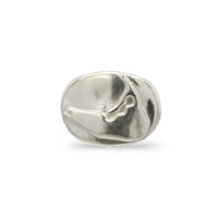 Nantucket Oval Silver Pinky Ring  - 709RSPKY