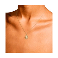 Small Nantucket Sunshine Necklace in Gold Plate
