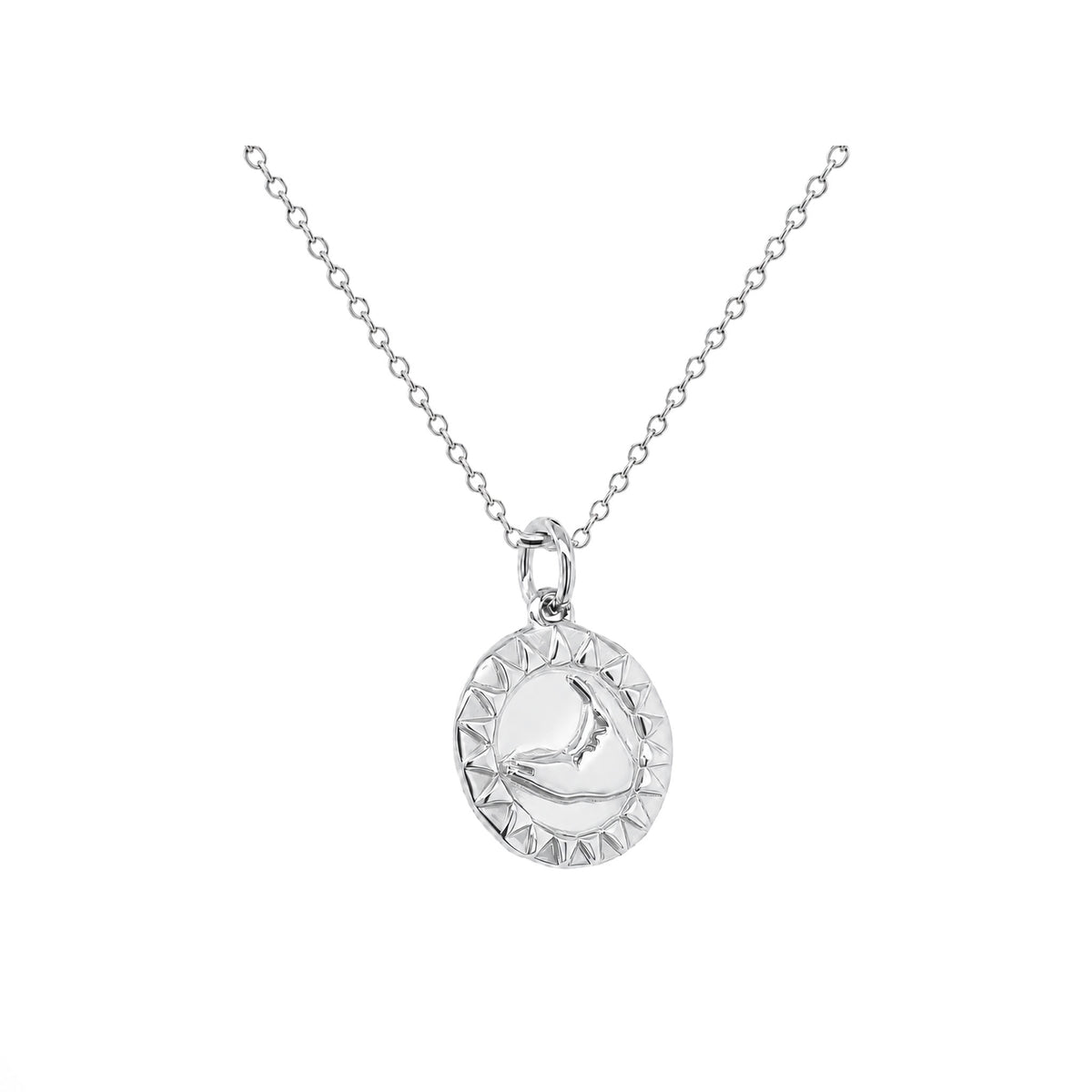 Small Nantucket Sunshine Necklace in Silver