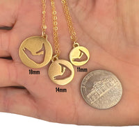 Nantucket Brant Point Necklace - Gold Plate - 11mm