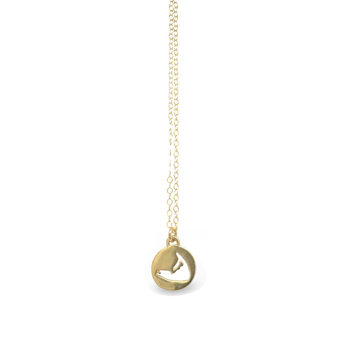 Nantucket Brant Point Necklace - Gold Plate - 11mm