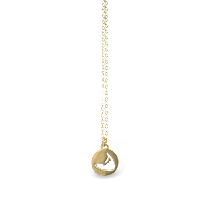 Nantucket Brant Point Necklace - Gold Plate - 11mm