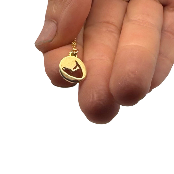 Nantucket Brant Point Necklace - Gold Plate - 11mm