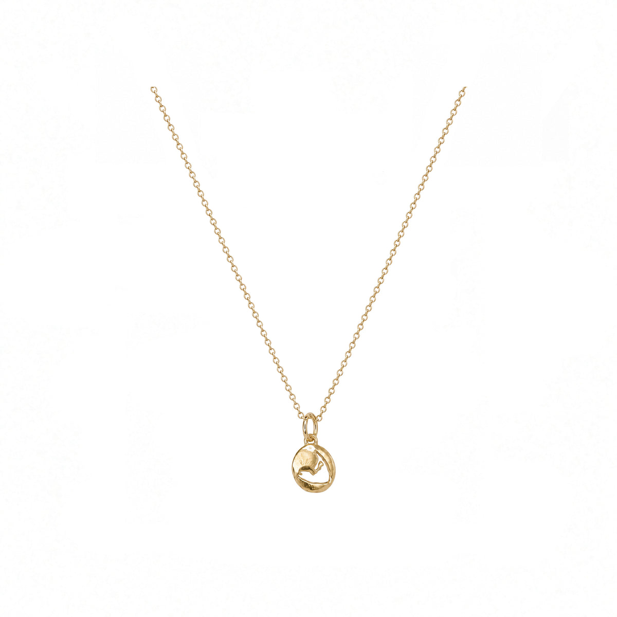 Nantucket Brant Point Necklace In Gold Plate