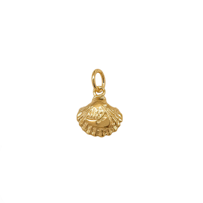 Nantucket Shell Charm in 14k Gold