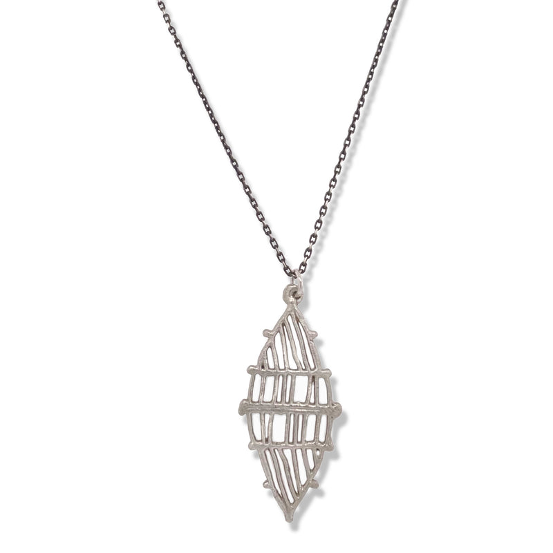 Alora Doodle Necklace in Silver | KSD Jewelry
