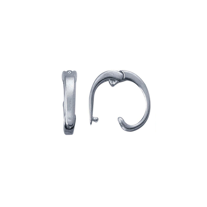 Universal Jewelry Clip Bail in Silver or Gold