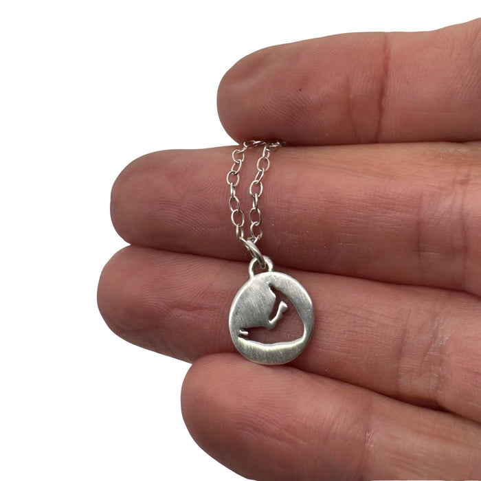 Nantucket Brant Point Necklace in Silver