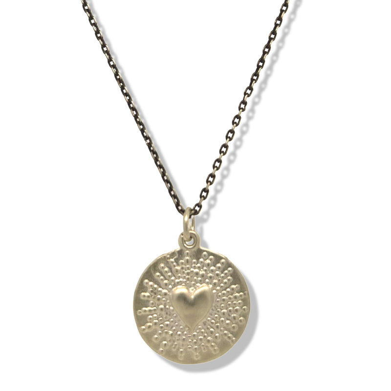 Dot Heart Necklace in Silver | Keely SMith Jewelry Designs|Nantucket