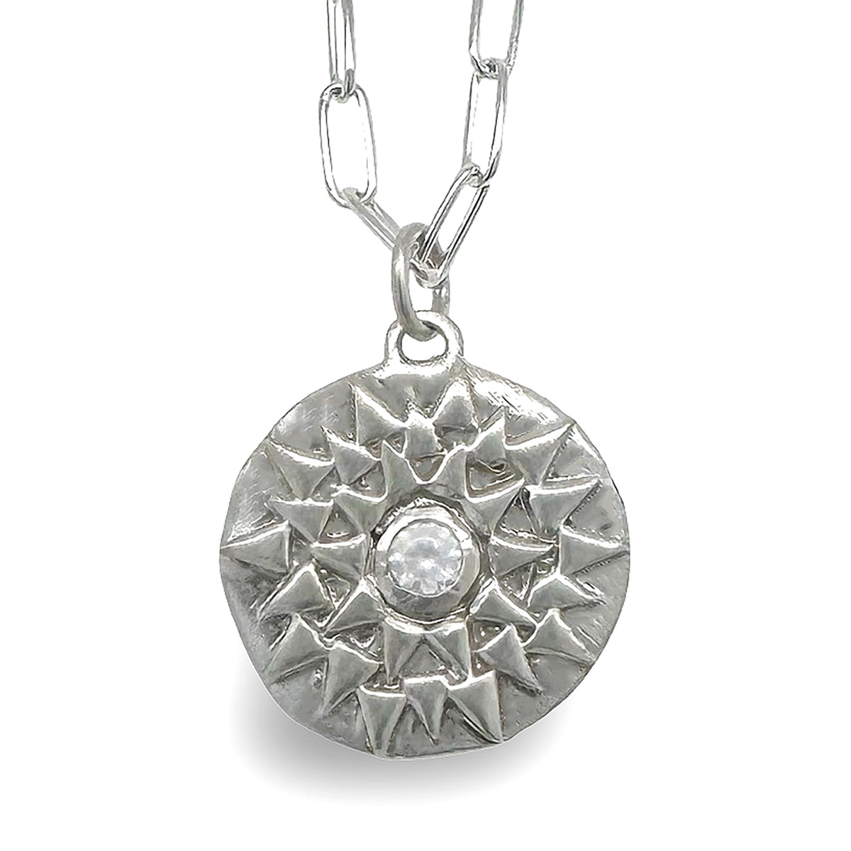 Kha Necklace in Silver