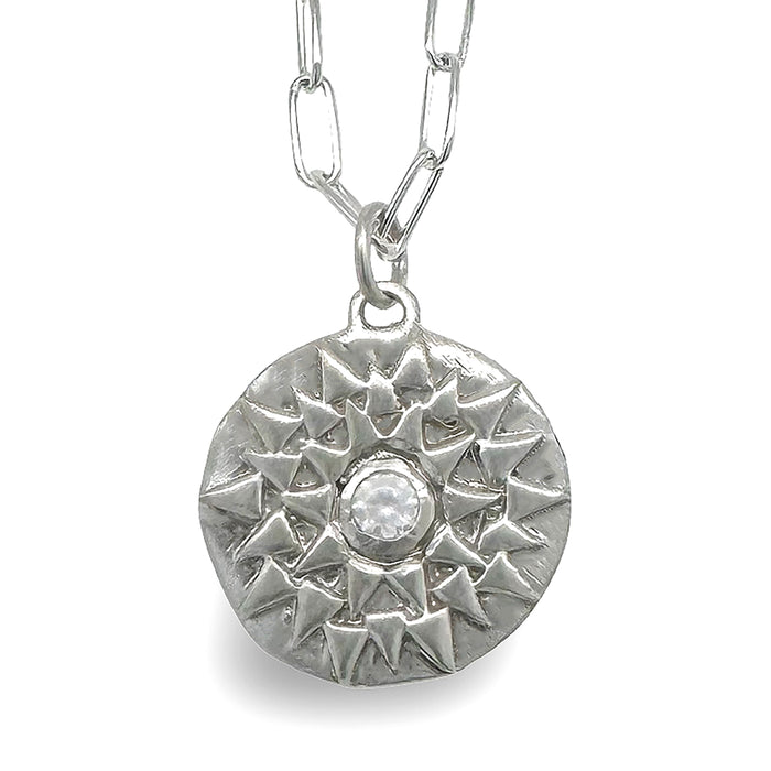 Kha Necklace in Silver