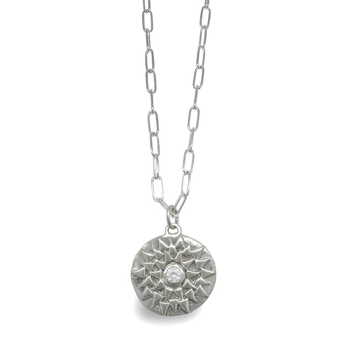 Kha Necklace in Silver