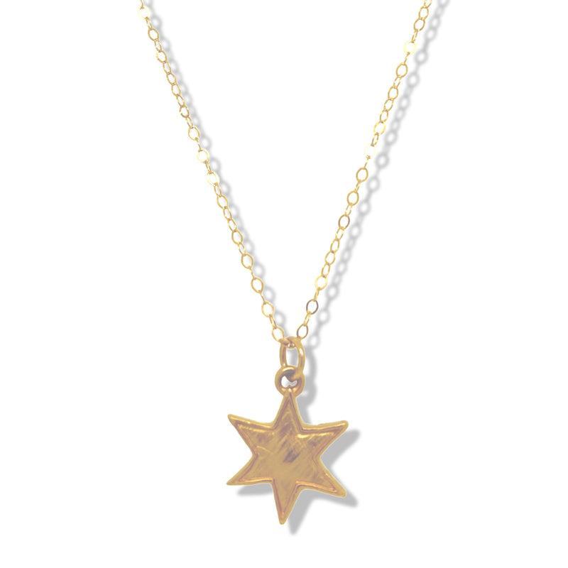 Large Star Charm Necklace in Gold | Keely Smith Jewelry Designs