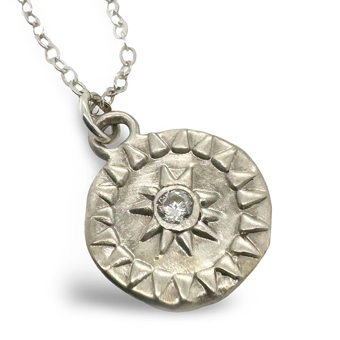 SOL NECKLACE IN SILVER