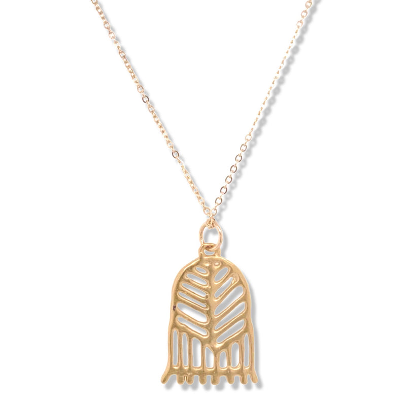 Dalia Doodle Necklace in Gold | KSD Jewelry