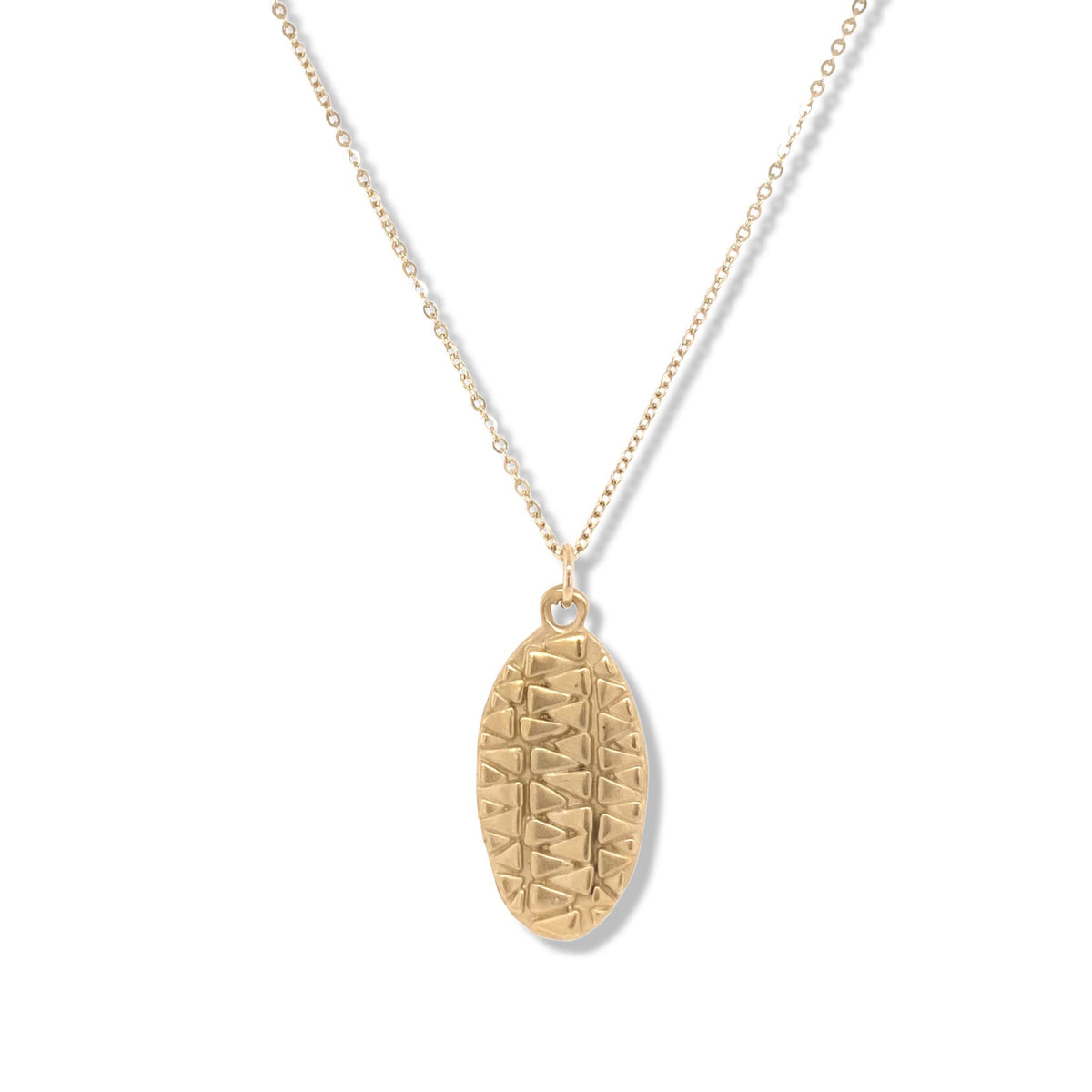 Tribal Oval Gold Necklace | Keely Smith Jewelry | Nantucket