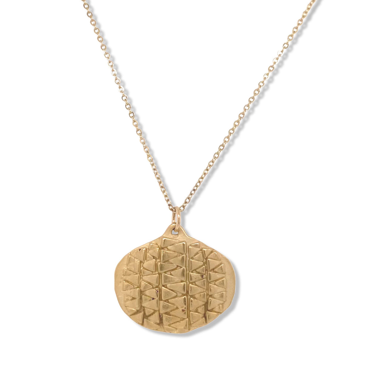 Tribal Oval Wide Print Necklace | Keely Smith Jewelry