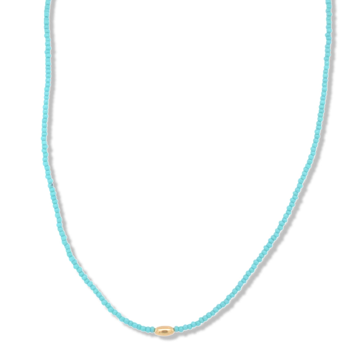 Turquoise Micro Beaded Choker | Keely Smith Jewelry | Nantucket